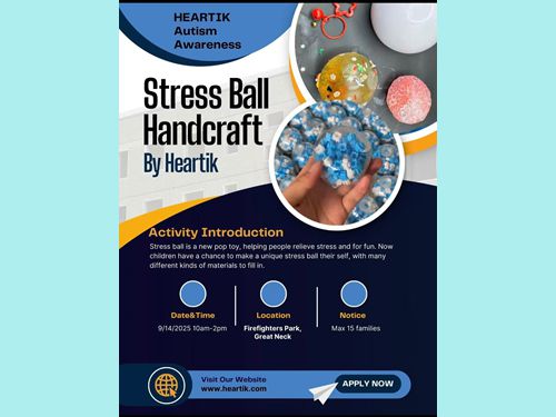 HEARTIK’s Outreach Event-Stress Ball Workshop for Community Children on 09/14