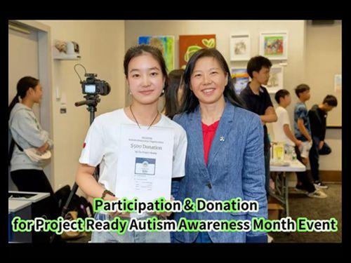 Participation@Donation for Project Ready Autism Awareness Month Event