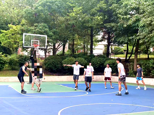 Heartik Basketball Volunteer Day at Wycham Park